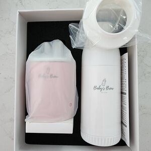 New Baby's Brew Bottle Warmer in pink.